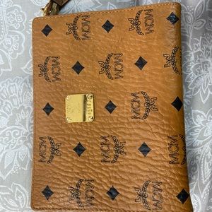 MCM Visetos cosmetics pouch